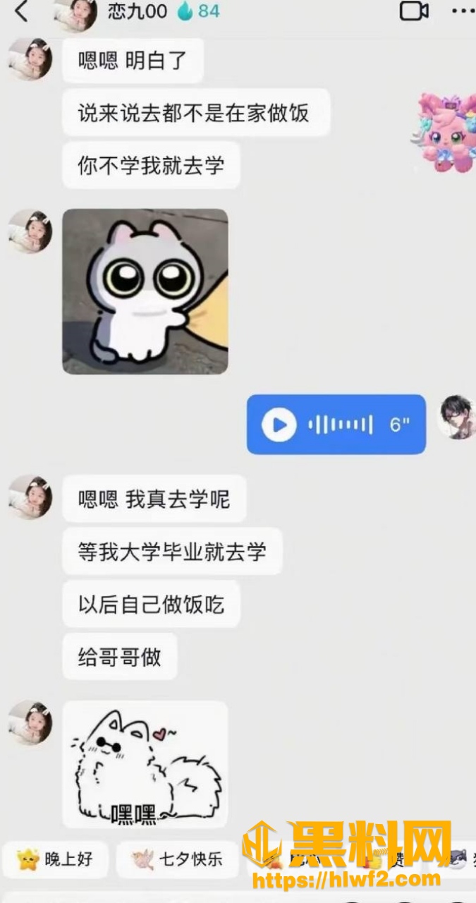 聊天记录曝光 6