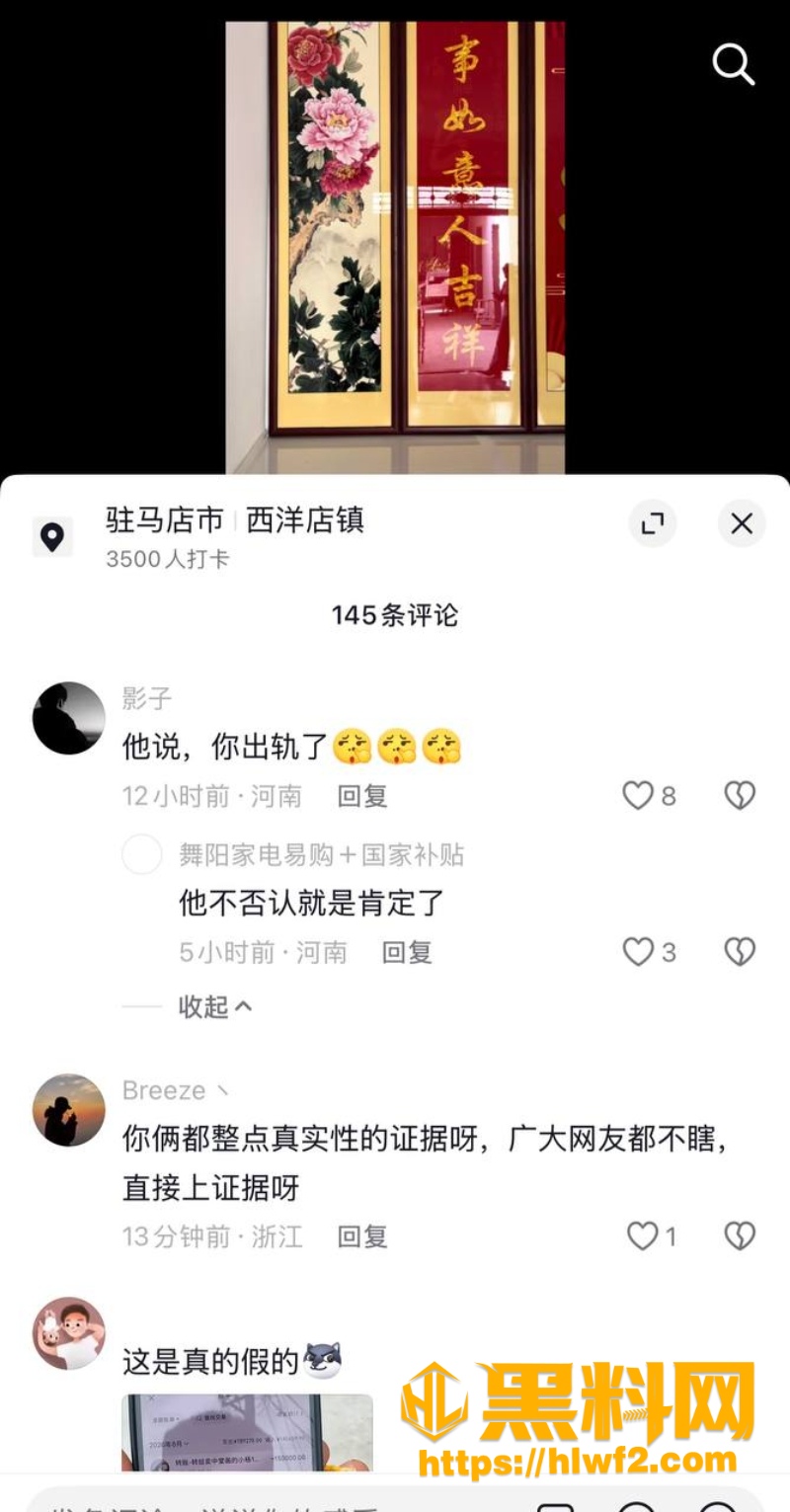 小杨中堂画50万转账账单事件1