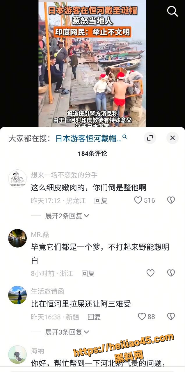 日本游客下恒河3