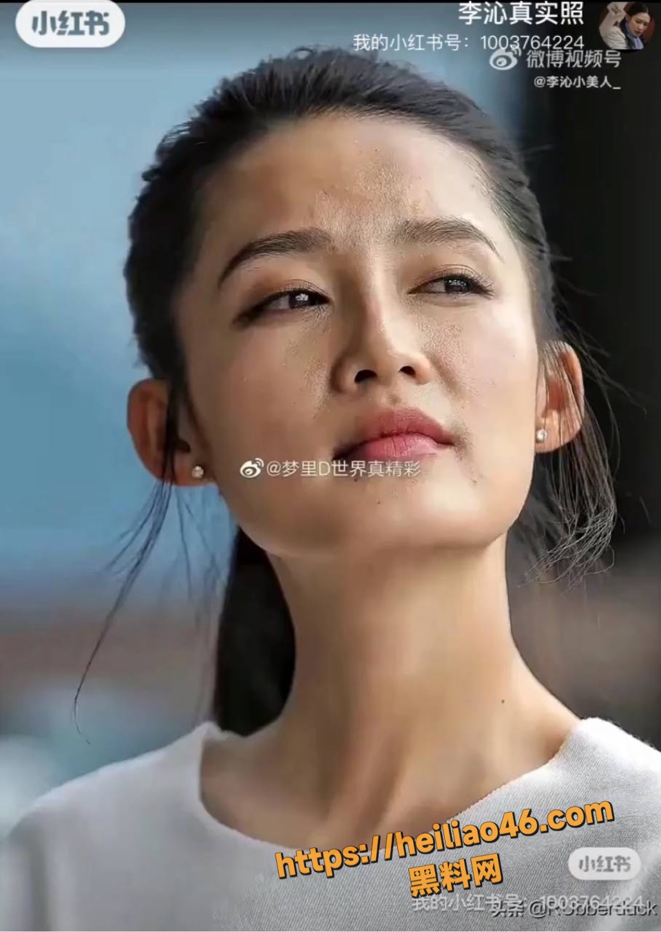 李沁整容后精致面容13