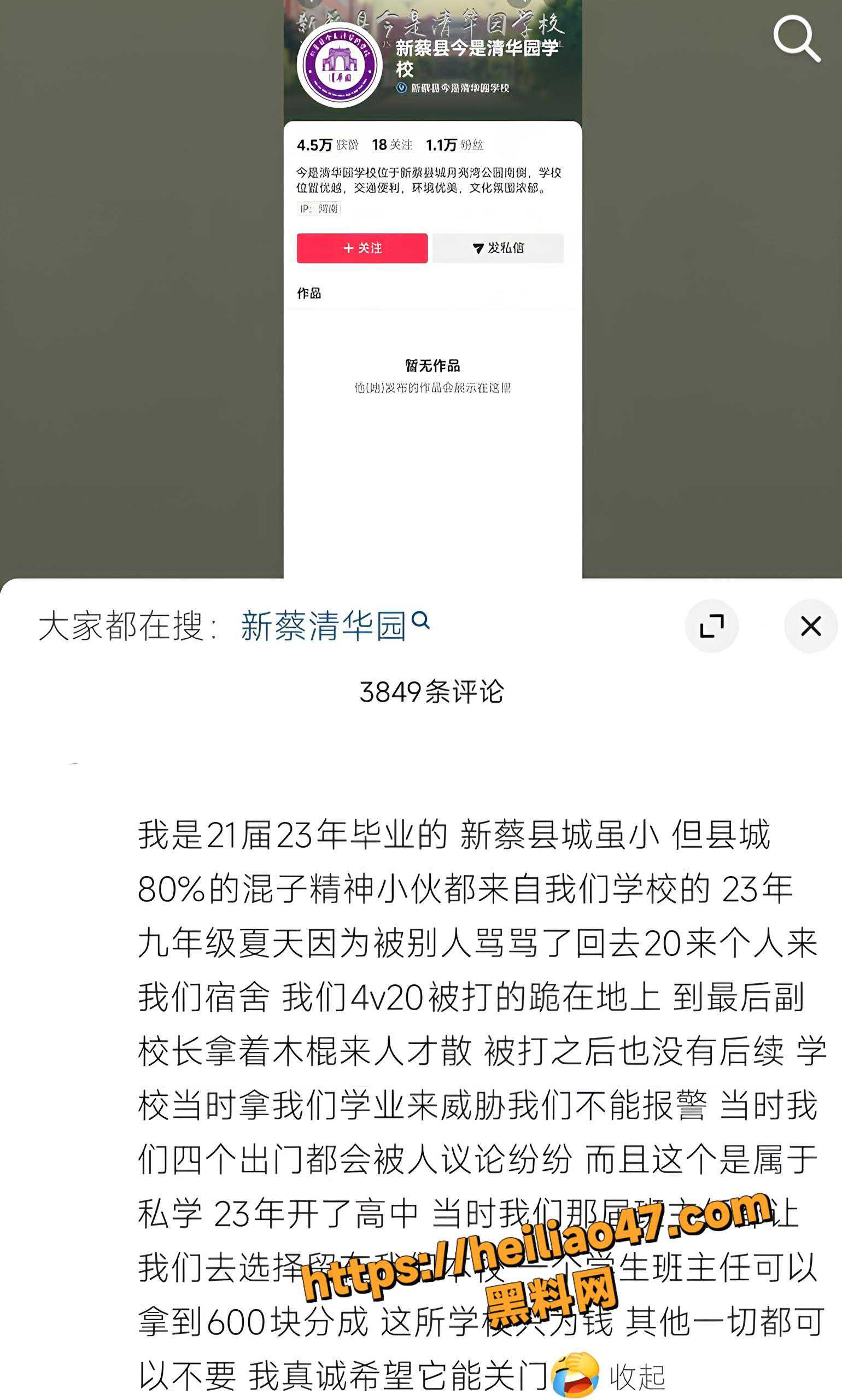 河南学校孩子被霸凌3