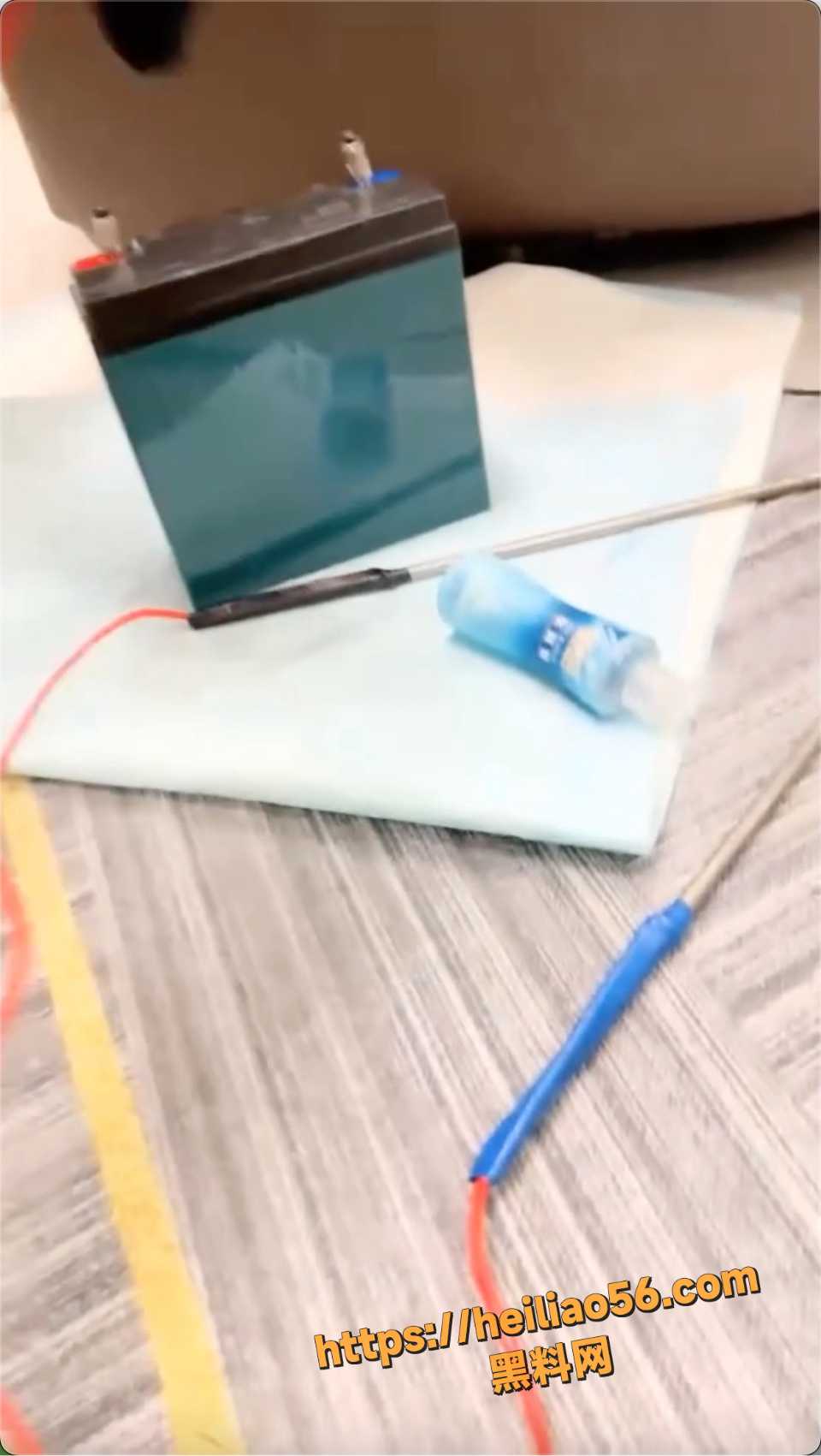 12V电瓶夹铁棒爆炒鲍鱼视频1