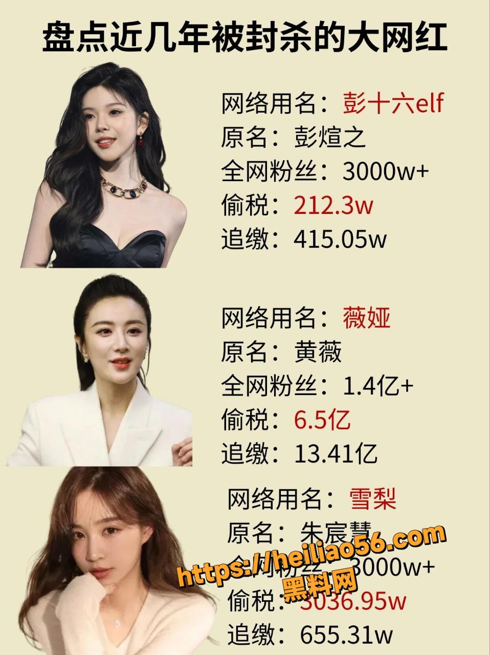 央视点名彭十六偷税漏税15
