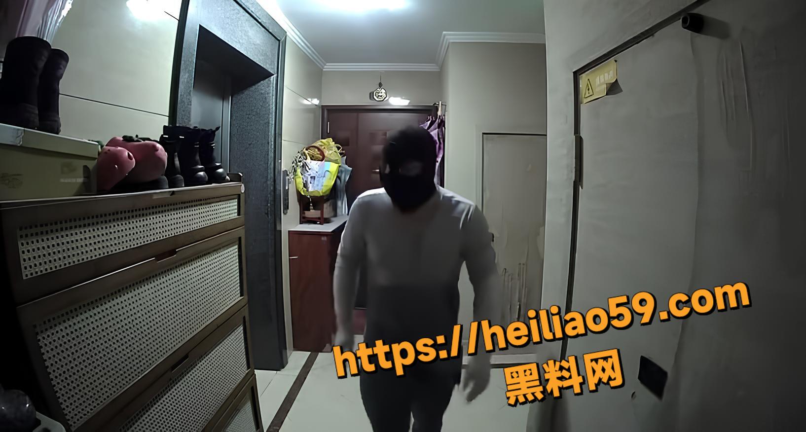 变态夜袭鞋柜监控曝光2