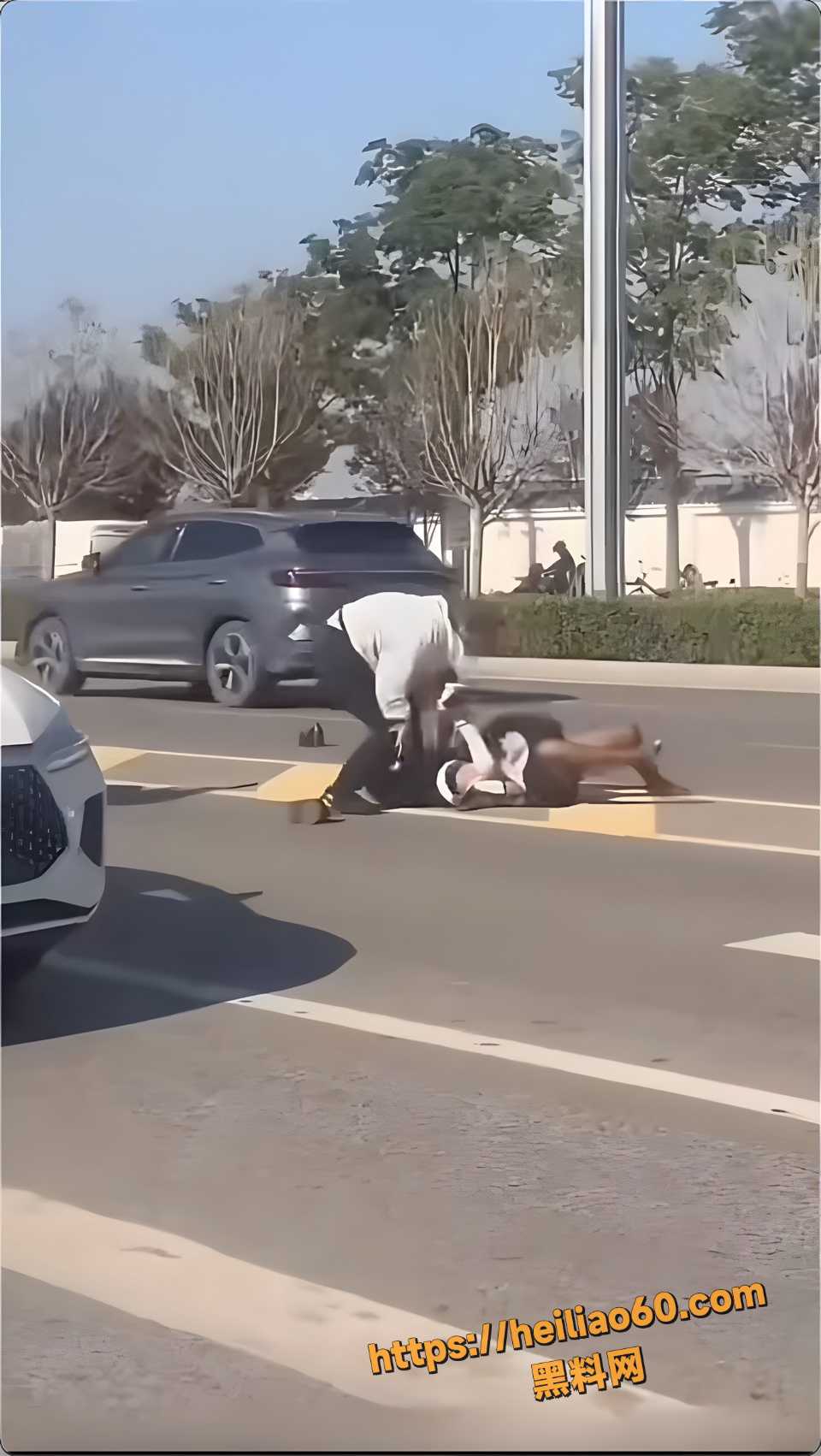 马路斗殴现场视频3