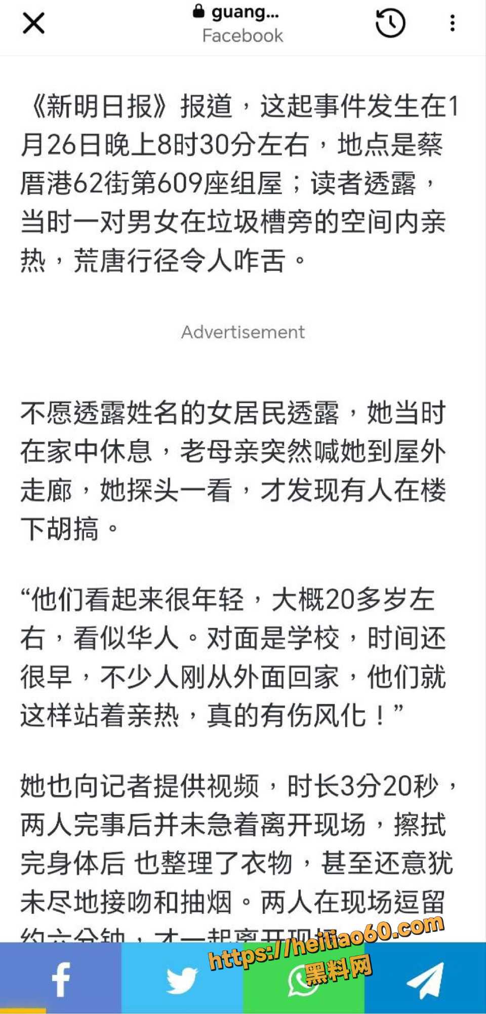 新加坡组屋垃圾槽野战事件2