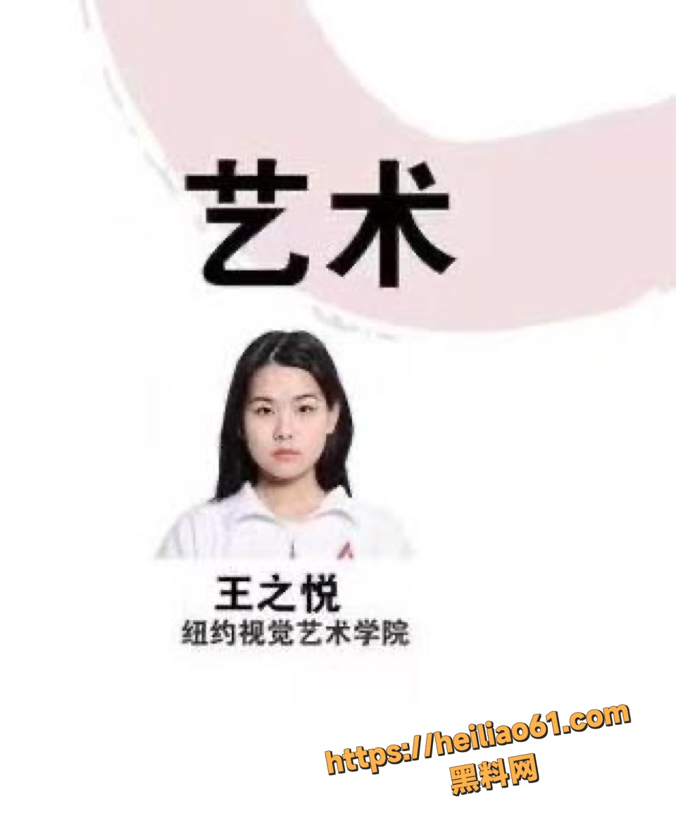 纽约视觉艺术学院王之悦黑料曝光1