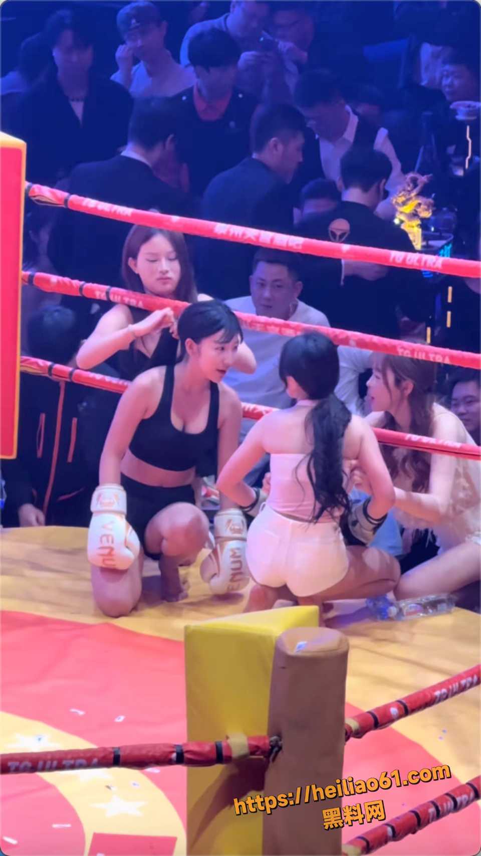 泉州天宫女子拳击网红对决视频2
