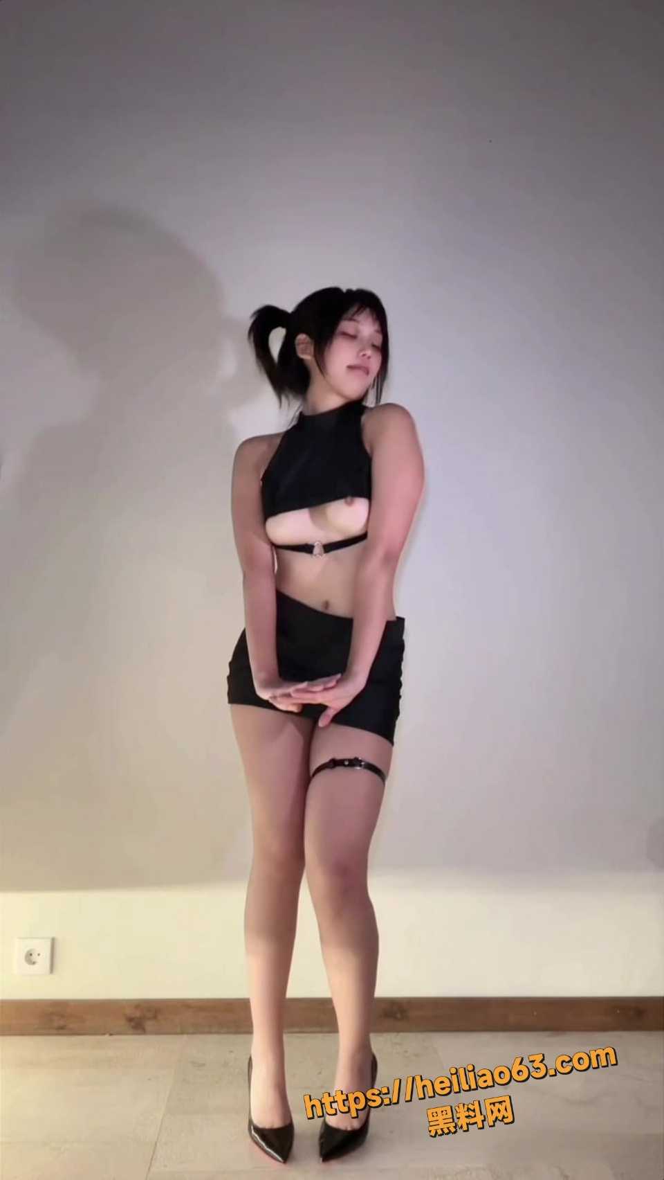 玉米双马尾包臀裙福利6