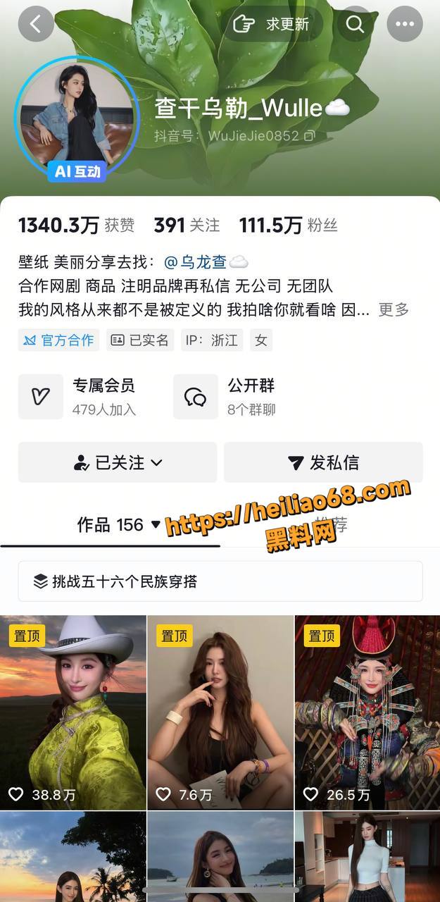 抖音网红走光合集14