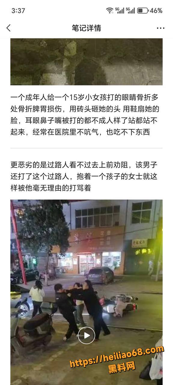 河南车辆碰撞殴打未成年2