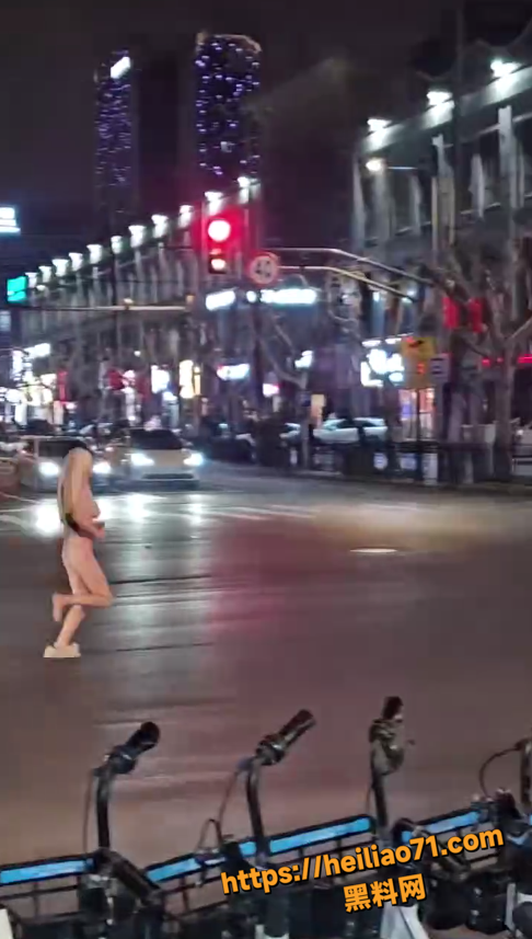 美女完成主人任务裸奔2
