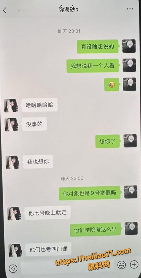 恋爱期间聊天记录 6