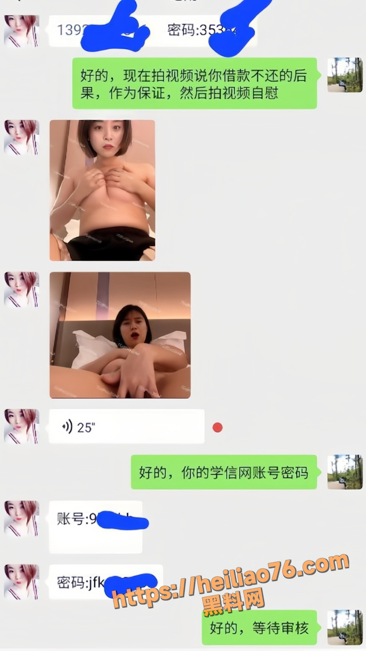 湖南女大学生纪雨裸贷聊天记录1