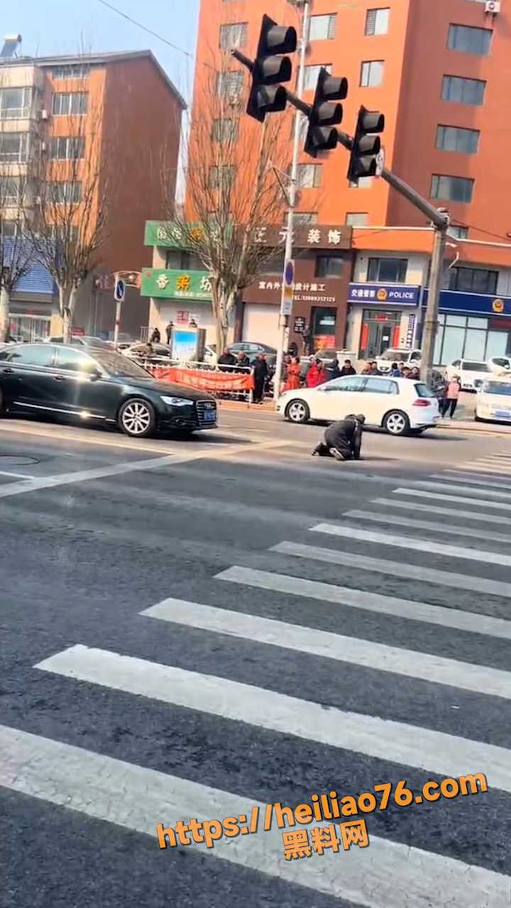 辽宁营口大石桥大爷碰瓷现场2