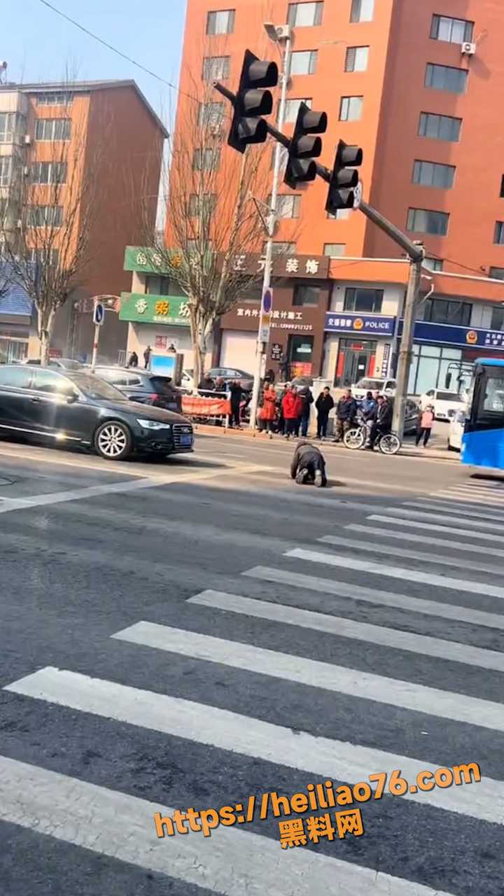 辽宁营口大石桥大爷碰瓷现场4