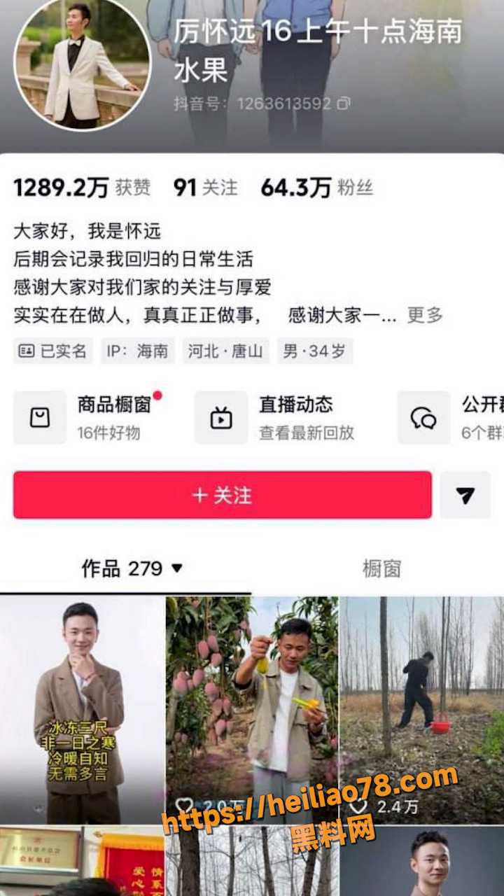 抖音网红厉怀远1