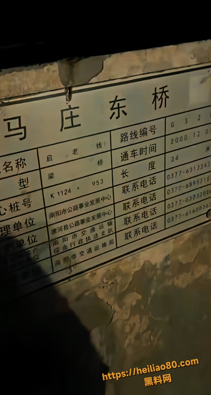 大河屯马庄新桥塌陷1