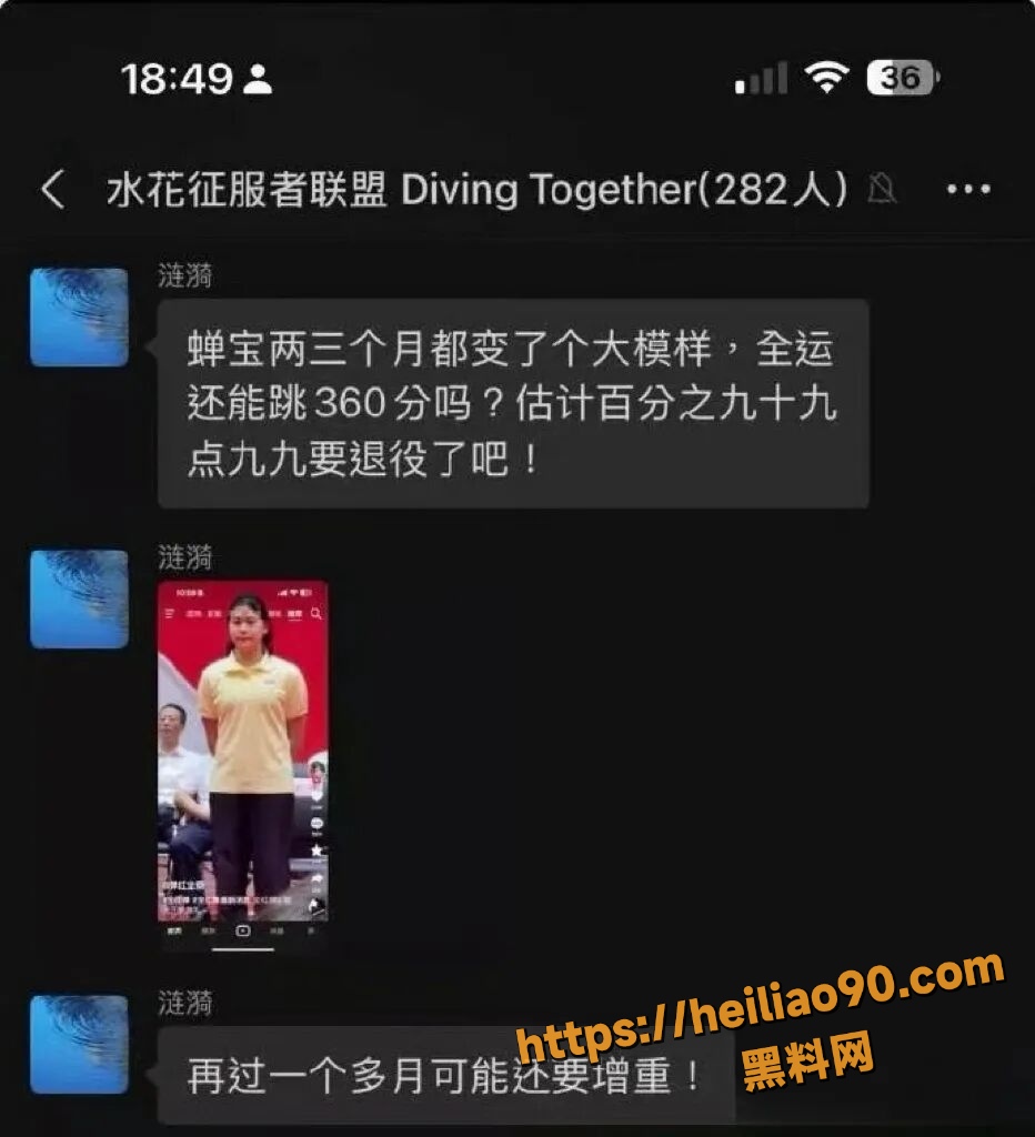 全红婵微信群被网暴20