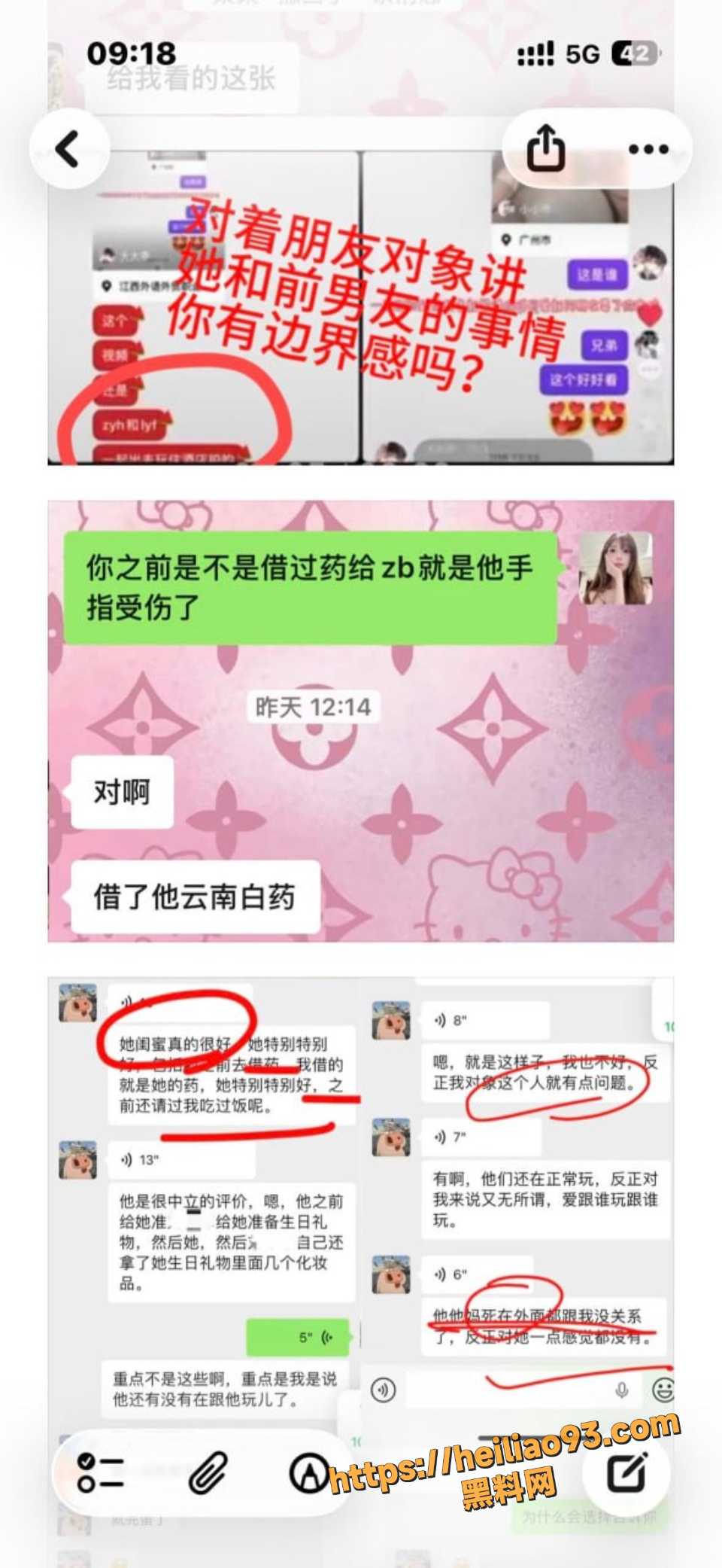 张天翼联合闺蜜恶毒抹黑事件6