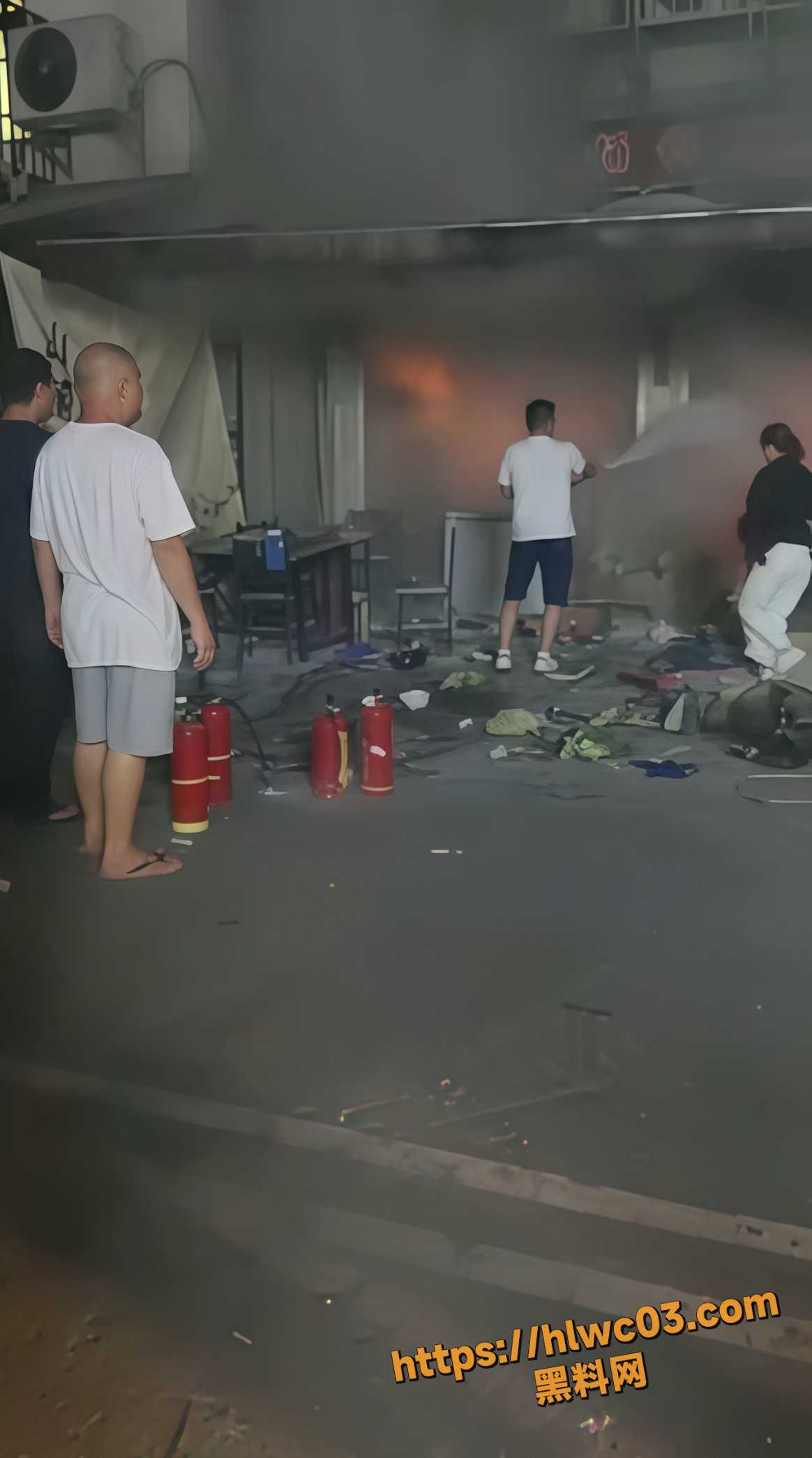燃气爆炸视频2