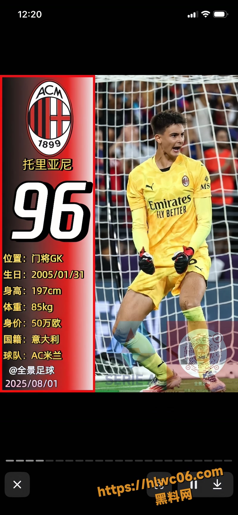 欧洲米兰超级大瓜 20wm