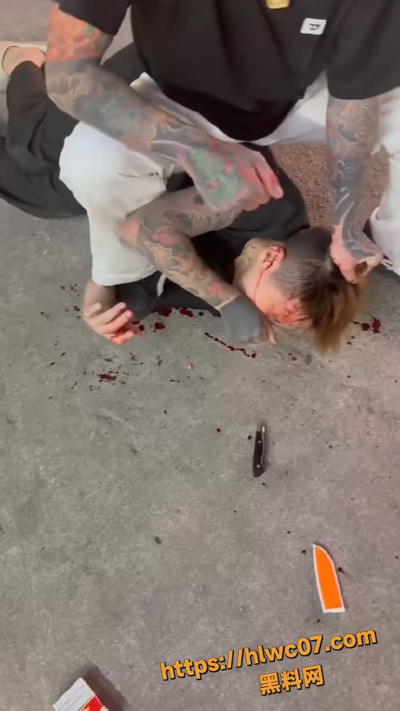 精神小伙持刀砍人事件5