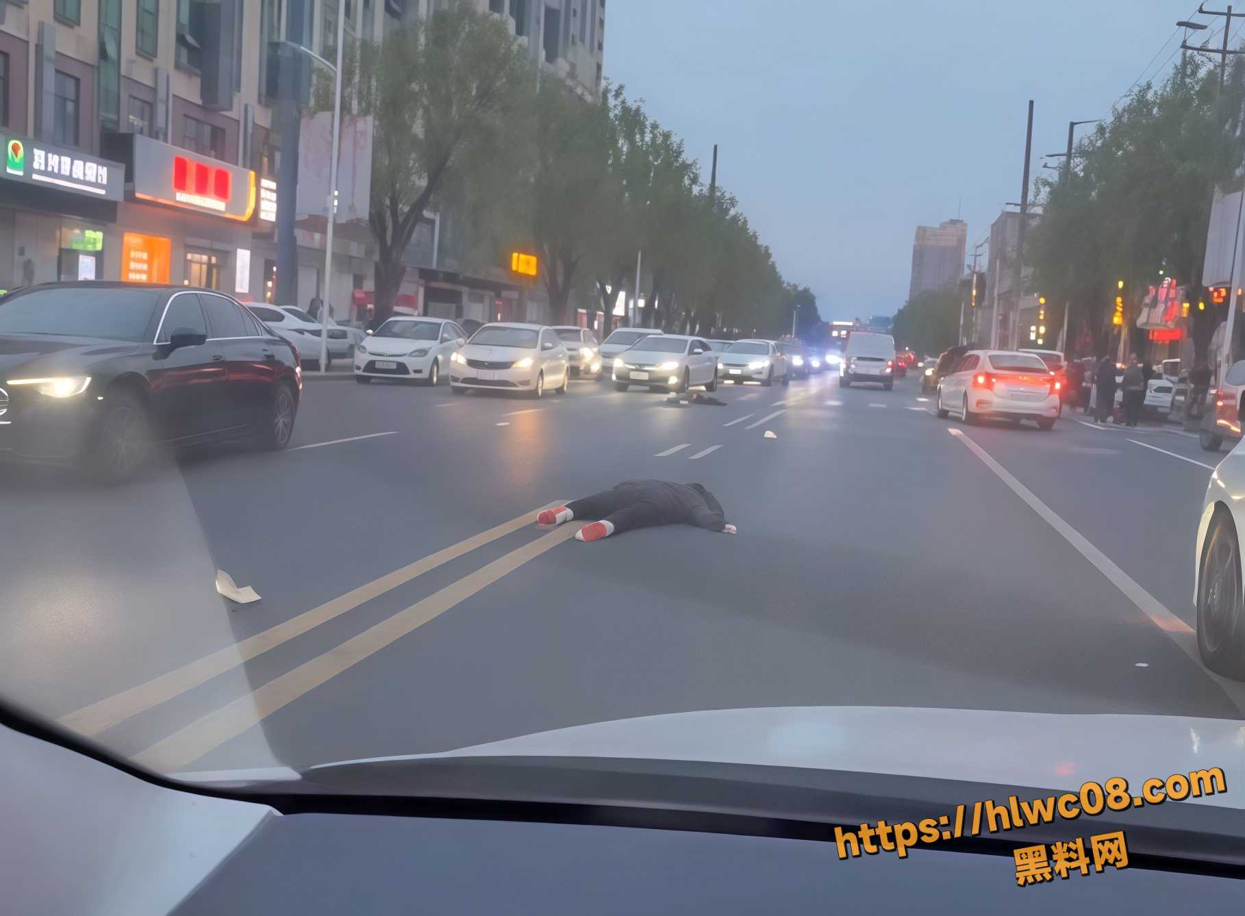 轿车撞人4