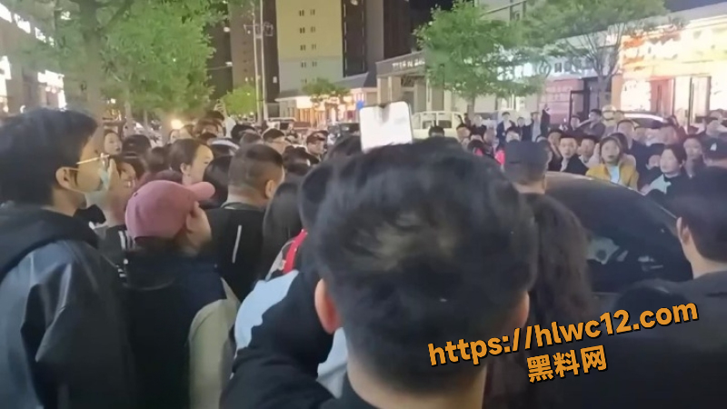 陇西男子开车带小三被堵4