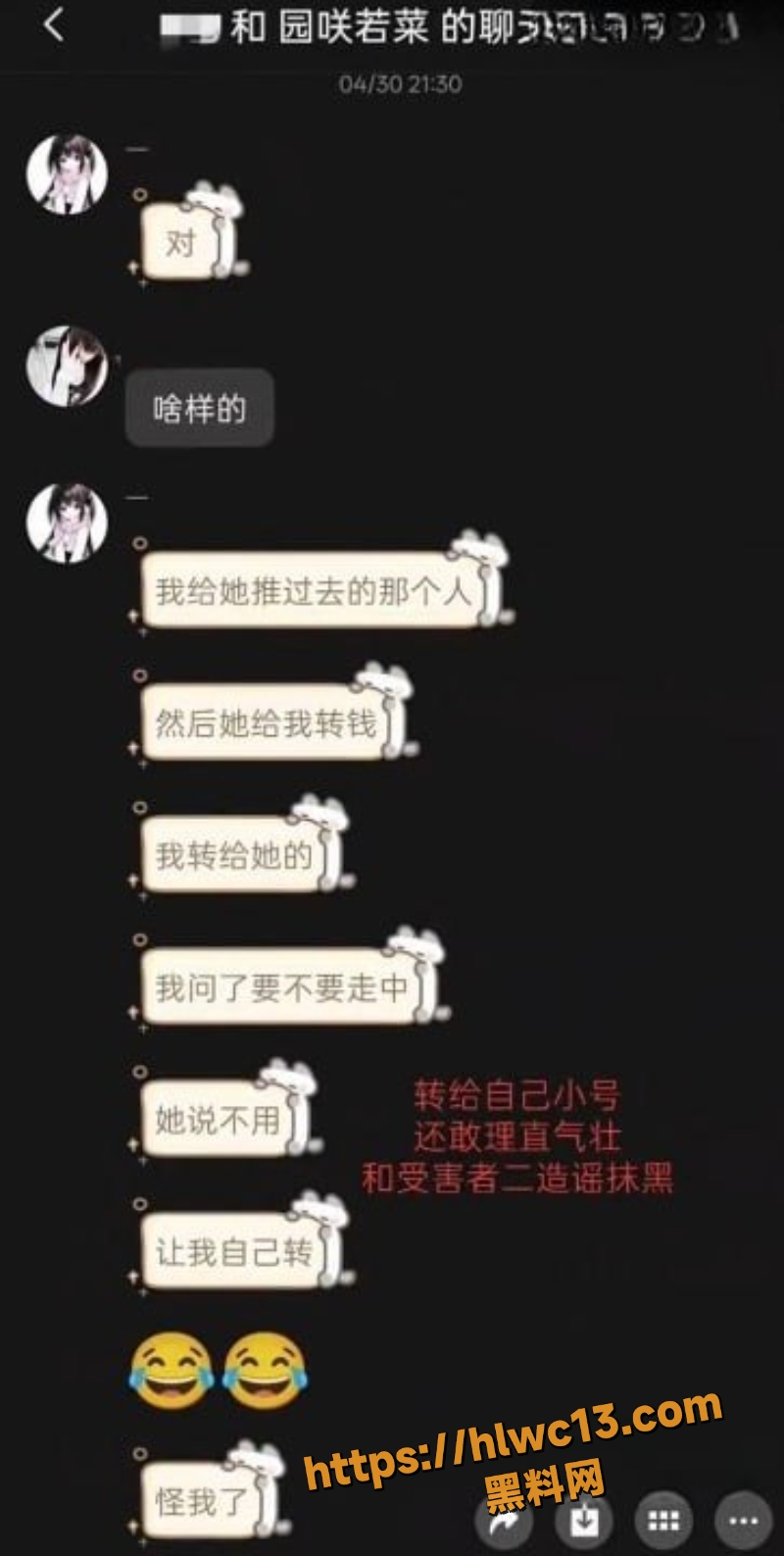 园咲若菜聊天记录曝光15