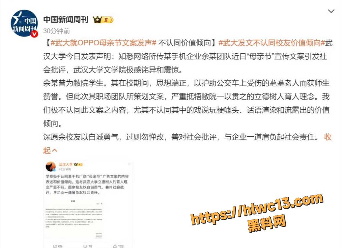 武大文学院怒发声明5