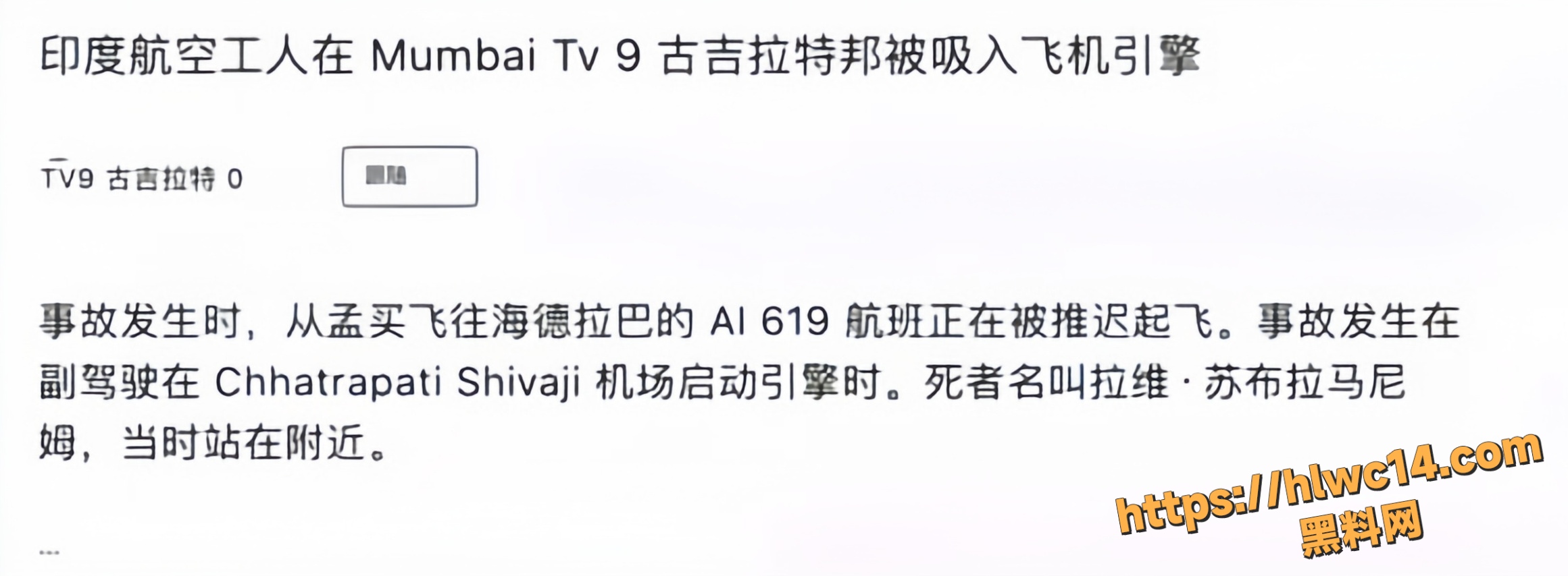 丹佛国际机场飞机撞人现场视频2