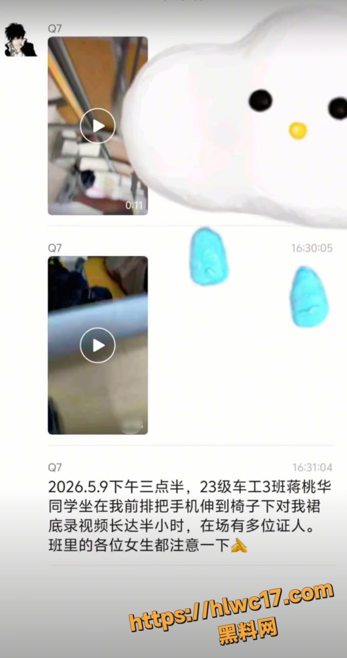 蒋桃华课堂偷拍女生裙底1