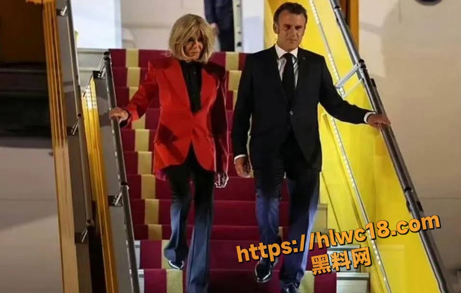 马克龙当众被打视频8