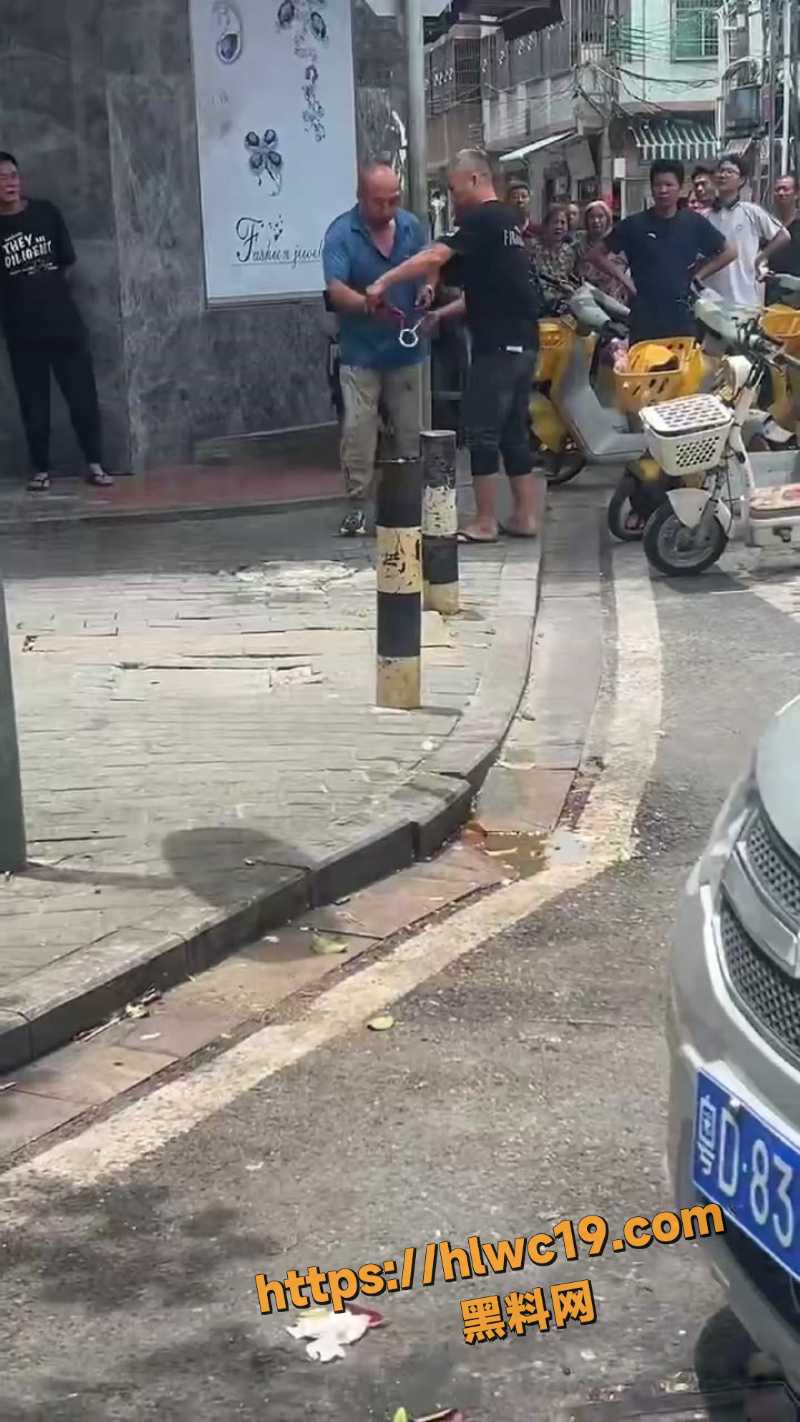 广东汕头卖红薯小贩冲突8
