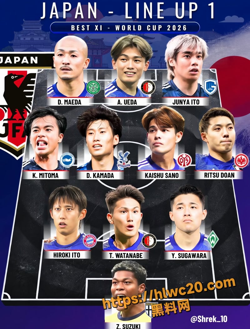04世界杯日本26人大名单wm