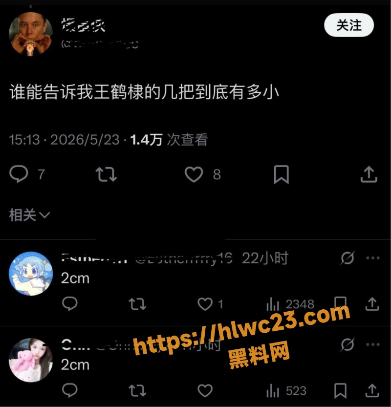 王鹤棣2cm男模黑料7