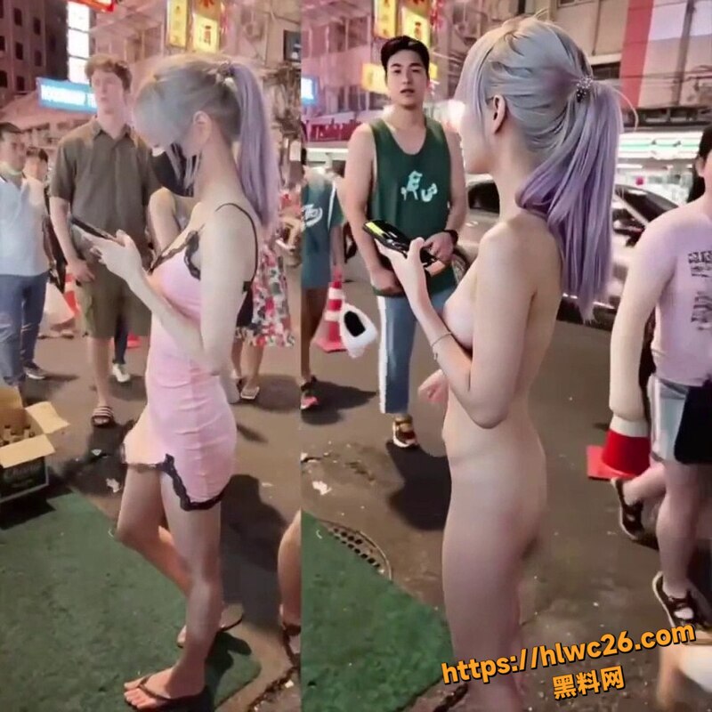 高颜值抖音网红AI去衣裸舞1