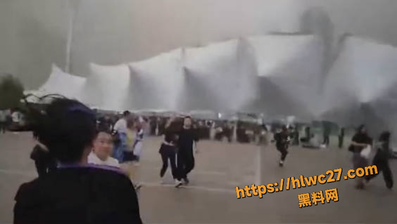 哈尔滨沙尘暴突袭现场视频2