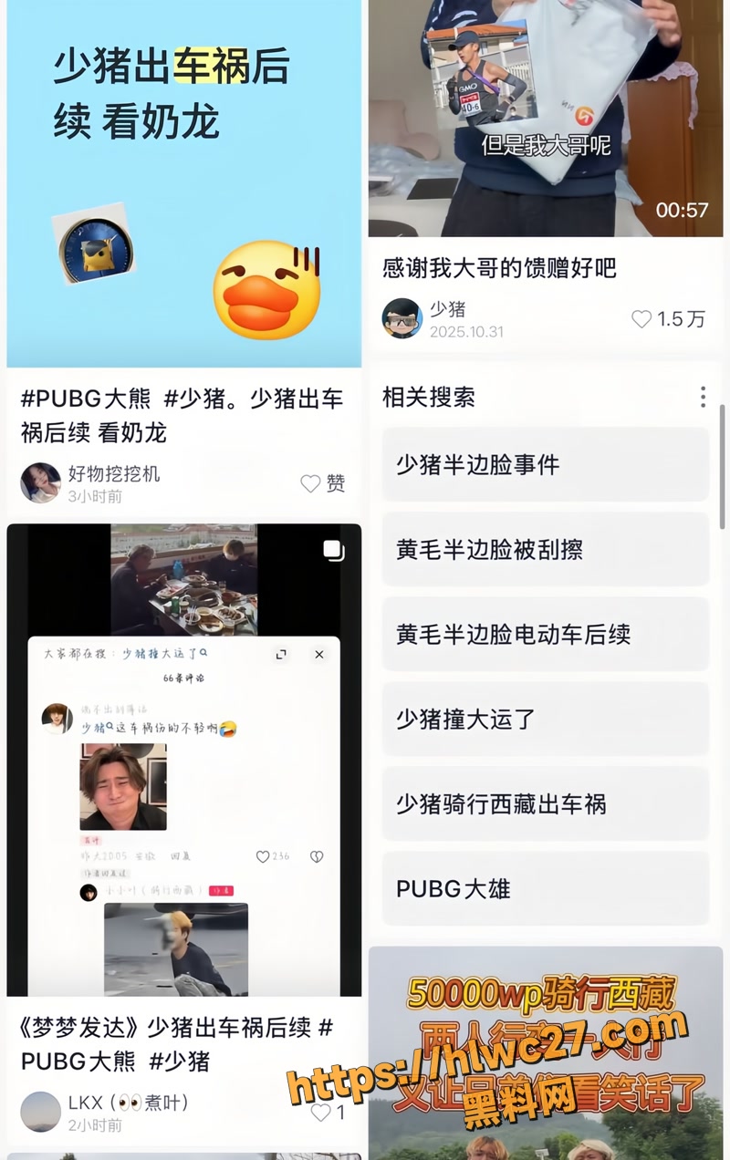 01抖音网红少猪pubg大雄wm