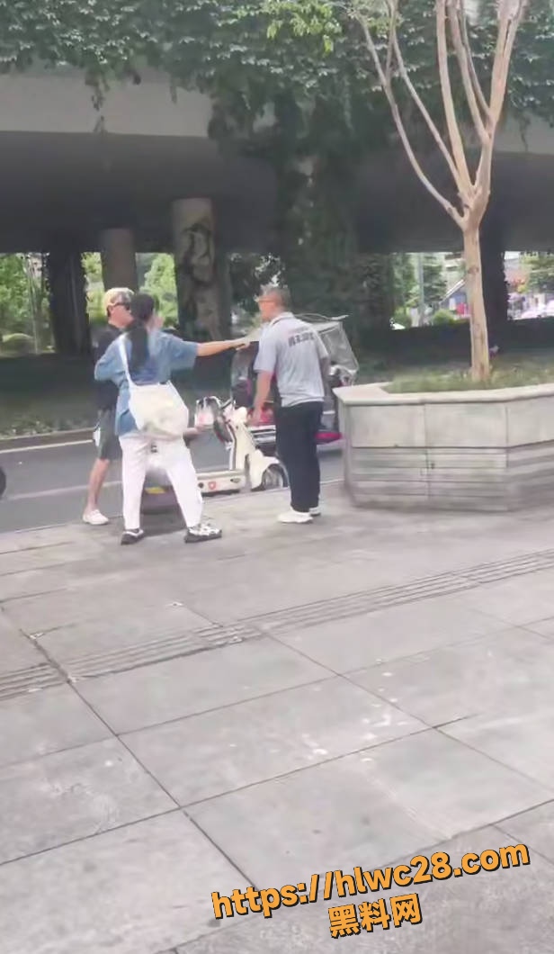 大爷vs顺丰小哥打架现场