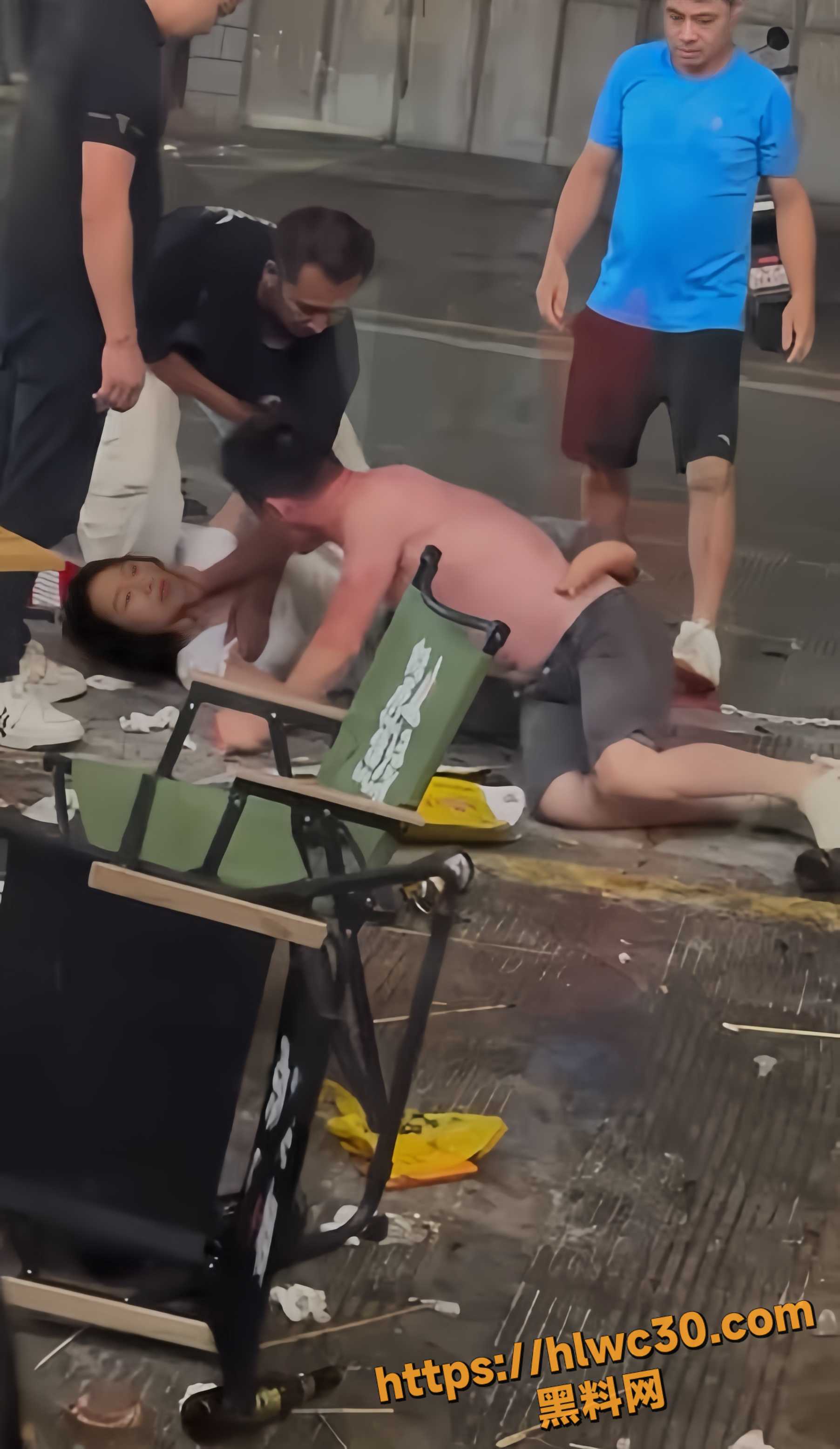 潮州夜市打架事件3