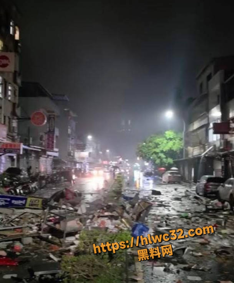 新竹便当店凌晨爆炸视频5
