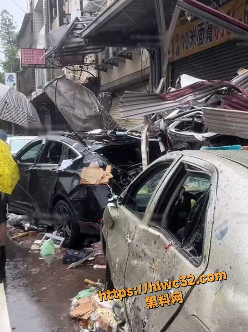 新竹便当店凌晨爆炸视频6