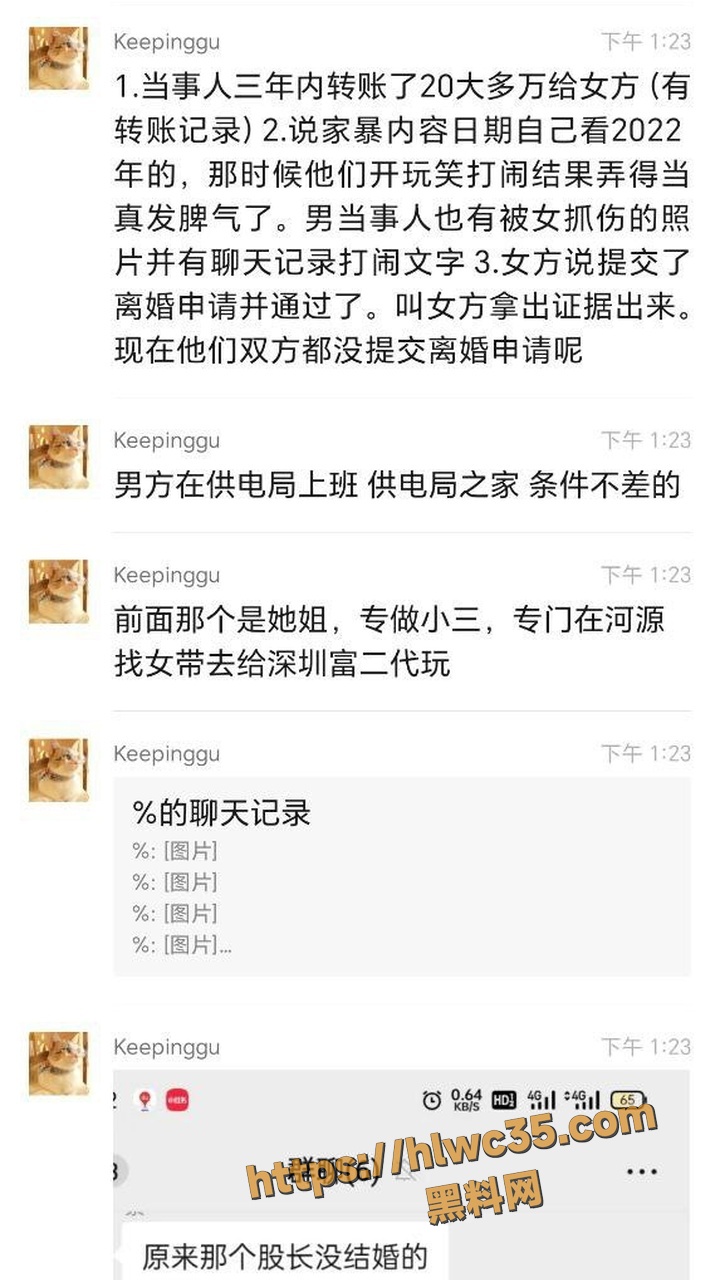 东源女下属出轨事件