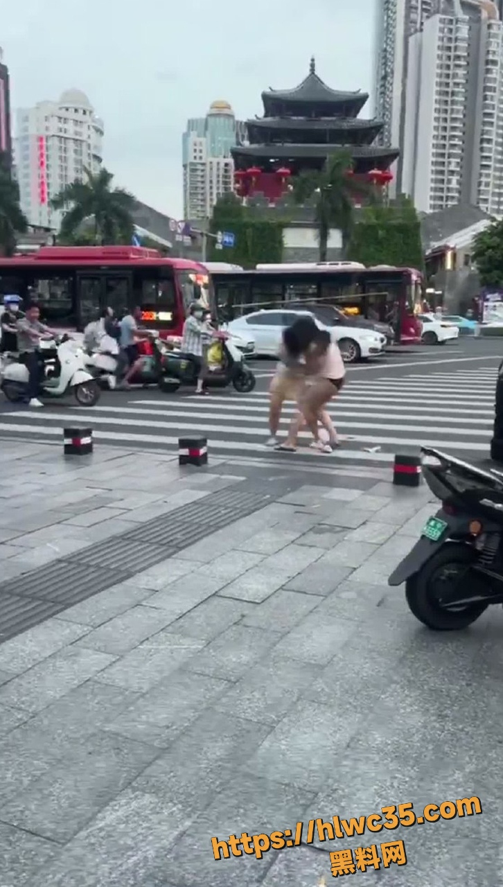 小仙女当街干架视频2
