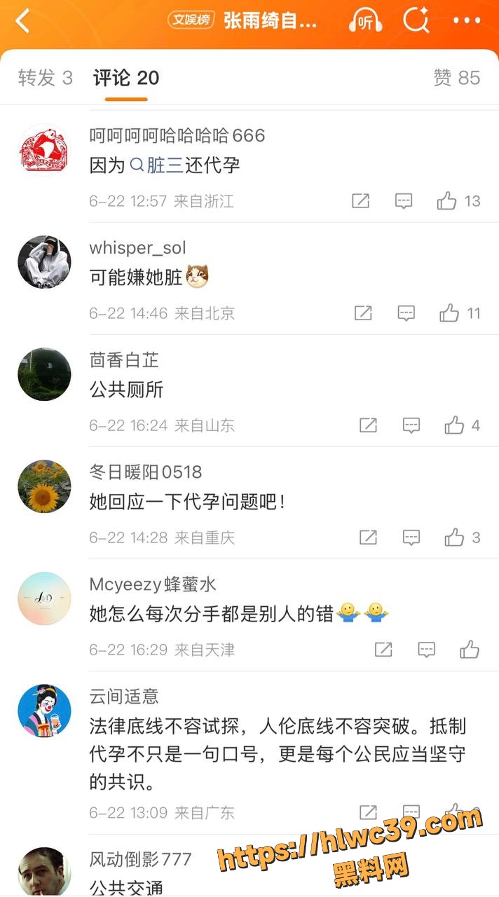 张雨绮刘子琪分手事件6