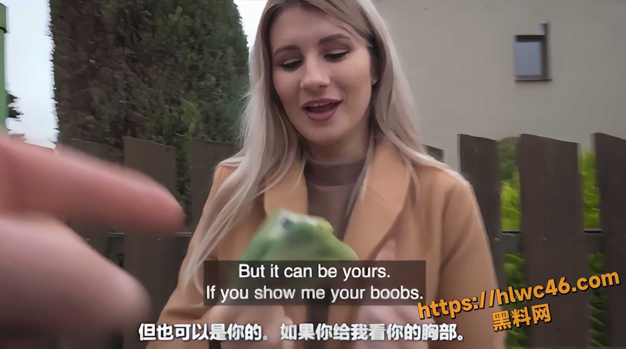 捷克搭讪金发美女2
