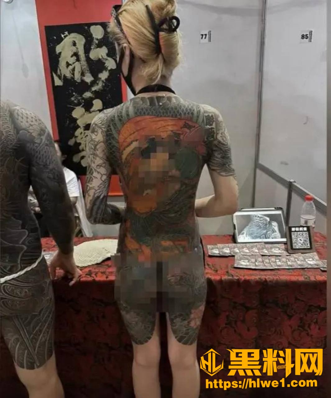 山东纹身展会越南小姐姐5