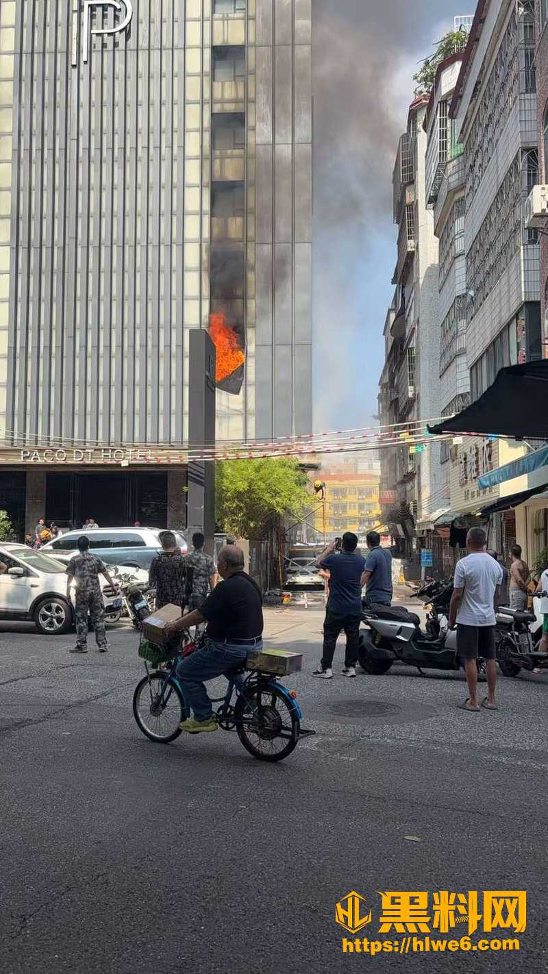 涉外宾馆着火1
